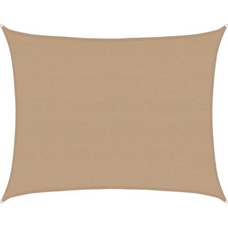 Maison Exclusive - Sonnensegel 160 g/m² Taupe 6x8 m HDPE