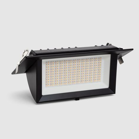 Downlight Direccionable Rectangular LED Negro 4000K Blanco Neutro 60 W