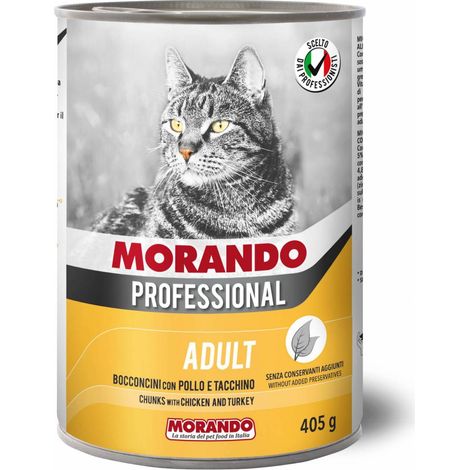 24PZ MORANDO GATTO LT. GR.405 BOCCONCINI POLLO E TACCHINO