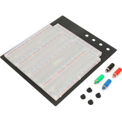 3220-Count Solderless Breadboard - Time-Saving, Practical ABS ZY-208 - for DIY Electronic Circuit Testing (1/5)