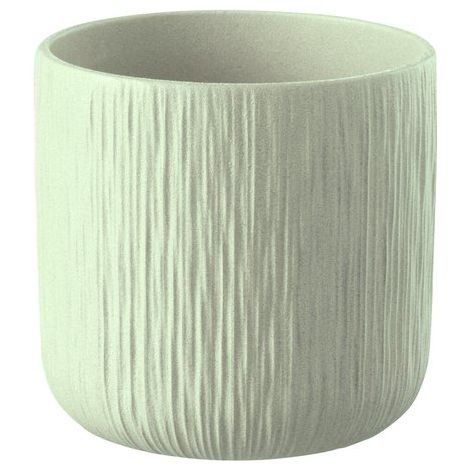 EDG Enzo De Gasperi Vaso Gen Aqua Ceramica Rilievo 18 cm