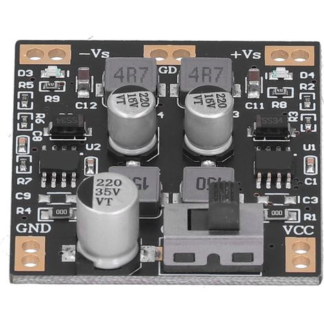 Module régulé de puissance réglable, convertisseur positif négatif, carte d'alimentation stabilisée, accessoire électronique à tension ajustable (1/5)