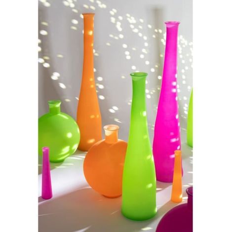 J-Line vase Tube - verre - orange - 31.5 cm de hauteur (1/2)