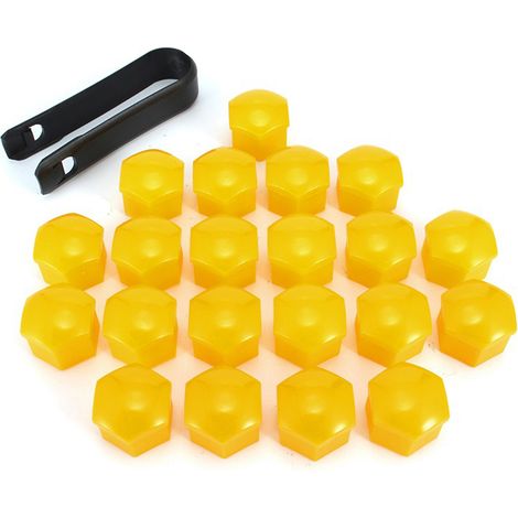 20 Radmutternkappen 17 mm, Schutz für Autoschrauben, inklusive Demontagewerkzeug (1/5)