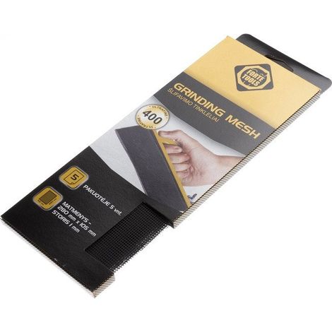 Reti abrasivi forte nr400 280x105 mm confezione da 5 (1/3)