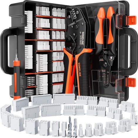 Pince à Sertir Connecteur Kit, 2-24 Broches 4,2mm (0,25-1,5mm²/24-16 AWG), avec Extracteur (1/5)