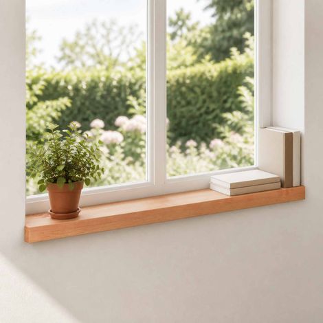Appuis de fenêtre 2 pc Vernis 80x 15 x 2 cm (1/5)