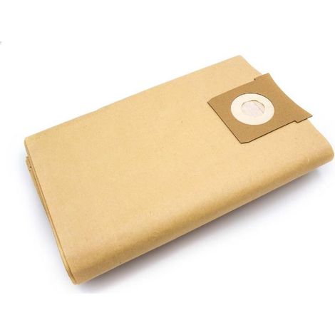 vhbw 10 x sac d'aspirateur papier-filtre compatible avec Aqua Vac Hobby, Industrial, Multisystem, Pro et autres