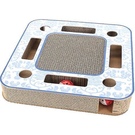 Katzenspieltablett aus Wellpappe (1/3)