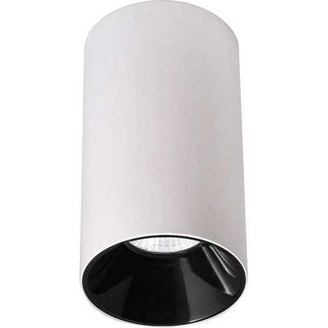 BOX Housing GU10, Aplique techo blanco/negro cromo (1/4)