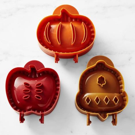 CCYKXAAutumn Hand-Shaped Pie Pan - Mini Pie Pan for Christmas and Halloween - Apple, Pumpkin, and Acorn-Shaped Pie Pan (1/5)