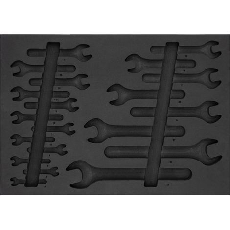VIGOR Weichschaumeinlage, leer, V2026-L, (LxBxH) 563 x 393 x 35 mm (1/2)
