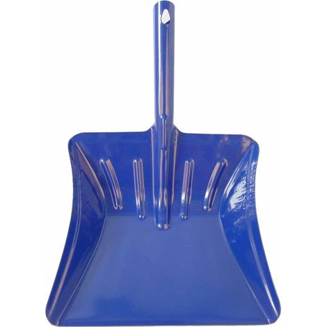 Topcar – Pelle à poussière métal époxy bleu 40420 – Support métal pour chantiers humides – Dimensions 370x235x75mm – Poids 285g