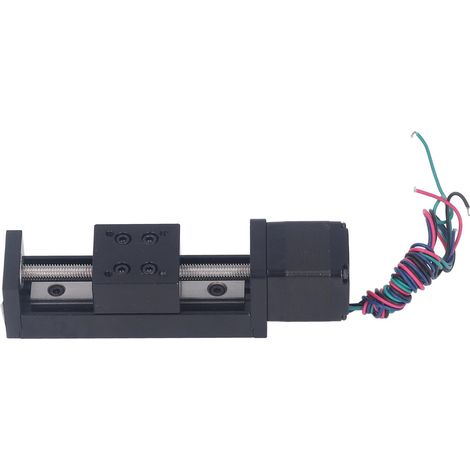 Mini actionneur de guidage linéaire sur rail, moteur pas à pas 28 broches, course de 50 mm, pièces pour routeur CNC DIY, platine XYZ avec tige à vis en T (1/5)