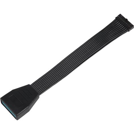 1 câble extension carte mère USB 3.0 20 broches femelle vers 20 broches mâle 15cm (1/5)