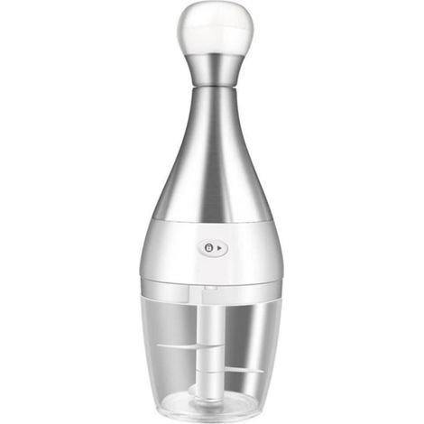 Longziming – Manueller Fleischwolf – Küchenhelfer – Ohne Motor – Mini-Kompaktgröße – Edelstahl, Polypropylen und Silikon – Ergonomischer Griff – Multifunktional – 1 Stück (1/5)