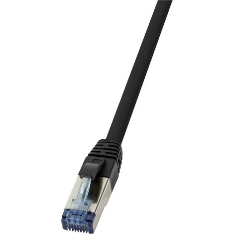 Logilink Cavo Patch Cat.6A S/FTP PUR IP20 UV 2m Nero (1/4)