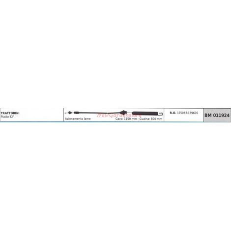 Cavo azionamento lame per trattorino AYP  piatto 42" 011924