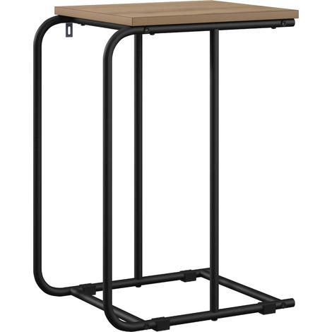 Mesa lateral Roble artisan 40 x 31 x 55 cm Madera de ingeniería vidaXL (1/5)