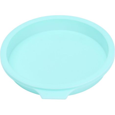 Moule à Gâteau en Silicone Réutilisable, Bleu et Rond pour Pâtisserie et Boulangerie (1/5)