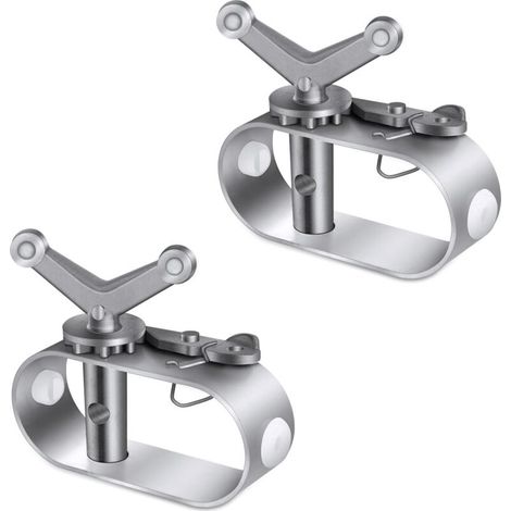 2 Pièces de Câble Tendeur Bâche Piscine, Tendeur de Câble de Couverture Robuste Treuil de Couverture de Piscine, Cliquet de Câble pour la Fixation de Piscines Hors Sol en Hiver-DOU