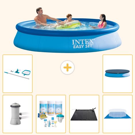 Intex Piscine Easy Set Ronde - 366x76 cm - 7-pièces S21155 (1/5)