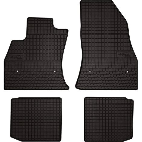Gummifußmatten für Fiat 500L Minivan (2012–2022) – schwarz, passgenau