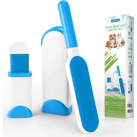 Brosse anti peluches pour animaux de compagnie dissolvant avec nettoyage extrêmement facile pelu (1/3)