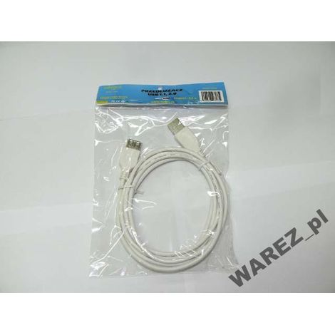 Cable de extensión USB de 2 m de alta velocidad (480 MB) de marca reconocida.