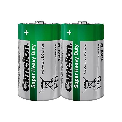 Camelion ZINC CARBONE D / R20 1.5V-8000mAh (2pcs/bl) (1/3)