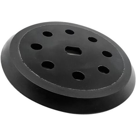 Pair Plateau de ponçage, 125 mm, 8 trous, disque de ponçage 8 trous, disque de ponçage 8 trous, compatible avec Black & Decker BD190 KA190E SPEC375 Plateau de support de disque abrasif 125 mm (1/4)