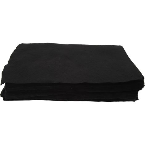 50 chiffons nettoyage vitres épaissis pour miroir, bateau RV noir 20x30cm, lot de 50 (1/5)