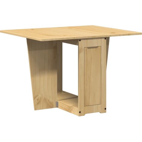 Table de salle à manger，Table à manger，Table à dîner papillon pliable Corona cire marron bois de pin CFW565014 (1/5)