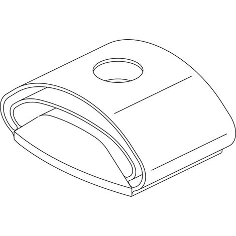 MACO Anschlagpuffer für Rasthalter 20 mm hoch Schwarz (1/3)