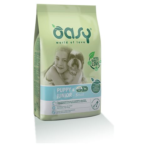OASY DRY DOG Puppy & Junior Small 1Kg pollo