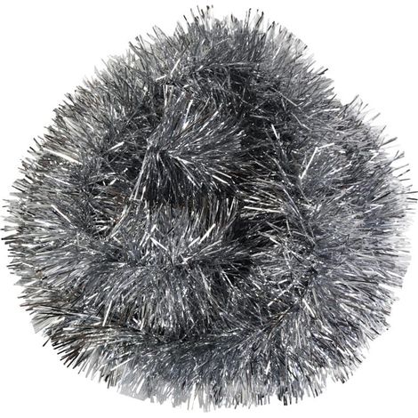 Catena per albero di Natale in argento realizzata in lamina metallica 2m - Goliat (1/2)