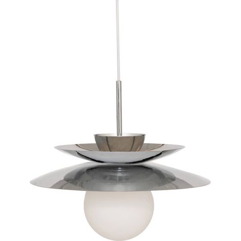 Omia, lampada a sospensione in argento h125cm - Atmosphera créateur d'intérieur (1/2)