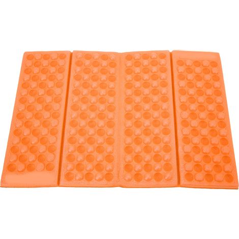 Coussin de siège pliable pour pique-nique, plage et camping, tapis assis portable en EVA orange