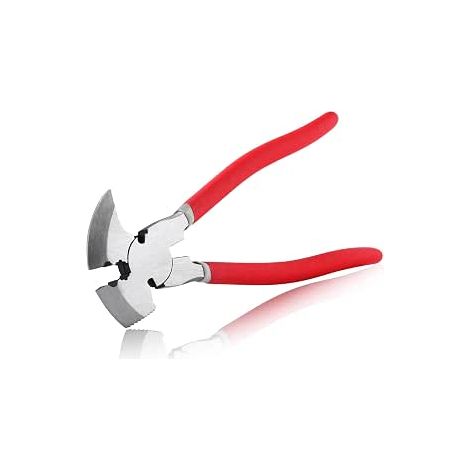 Alicates para cercas de 27 cm con martillo, tornillo de banco, cortador de cercas, grapas, herramienta para tensar cercas, cortador de pernos de alta resistencia para cerraduras, retorcedor de alambre (1/5)