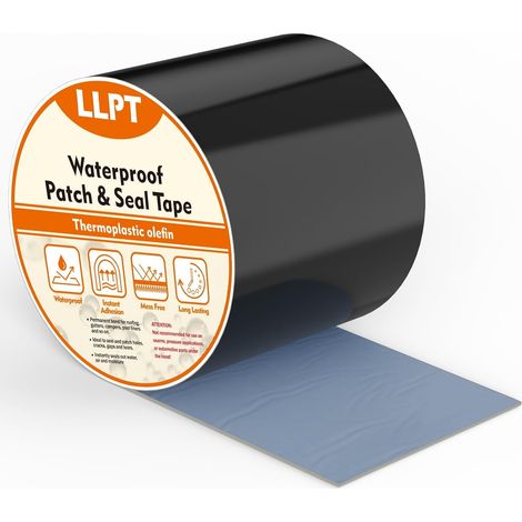 Black Waterproof Tape 101mm x 4m Repair Tape (1/5)