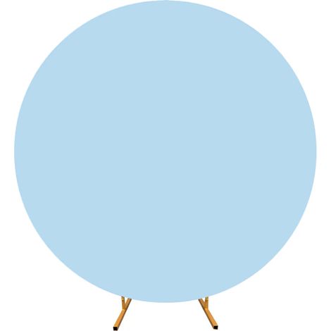 COUVERTURE DOUBLE FACE pour arche photo ronde en ballons de 200 cm, BLEUE