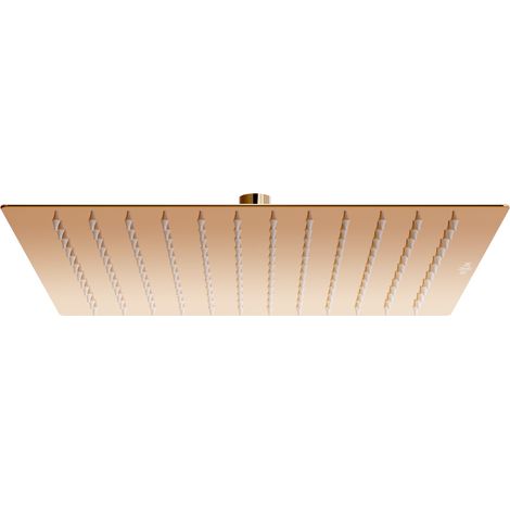 Mexen Slim Kopfbrause 30 x 30 cm, Rosa Gold - 79130-60