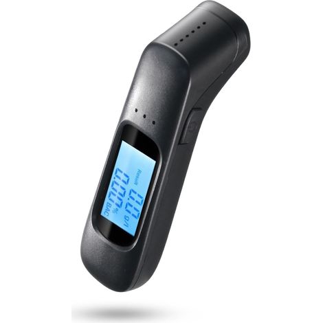 Éthylotest Électronique Haute précision, Alcootest de Précision avec Affichage LCD et Alarme 3 Couleurs, Testeur d'alcool Portable pour Contrôles Instantanés (0.00–1.9 g/l) (1/5)