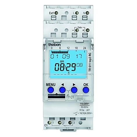 THEBEN 6110330 TR 611 TOP3 RC MINUTEUR NUMÉRIQUE 1 CANAL AVEC PROGRAMMATION D'APPLICATION, PROGRAMMATEUR D'INTERRUPTEUR, PROGRAM (1/2)