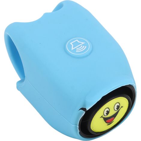 Regenfeste elektrische Fahrradklingel, Silikonklingel, geeignet für klassische Fahrräder und Mountainbikes, himmelblau. (1/5)