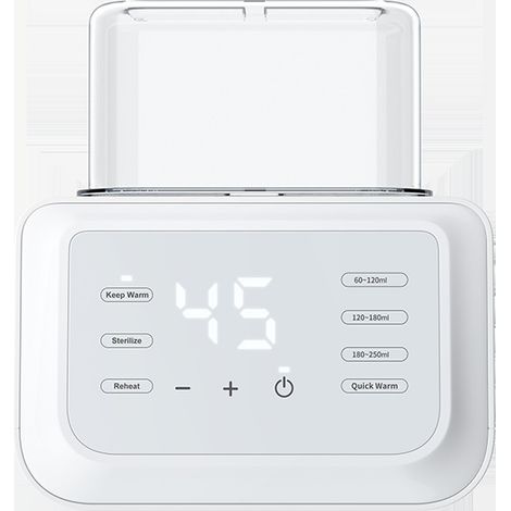 Babyflaschenwärmer, Flaschensterilisator, schneller Babynahrungswärmer mit LCD-Bildschirm zur genauen Temperaturregelung (1/3)