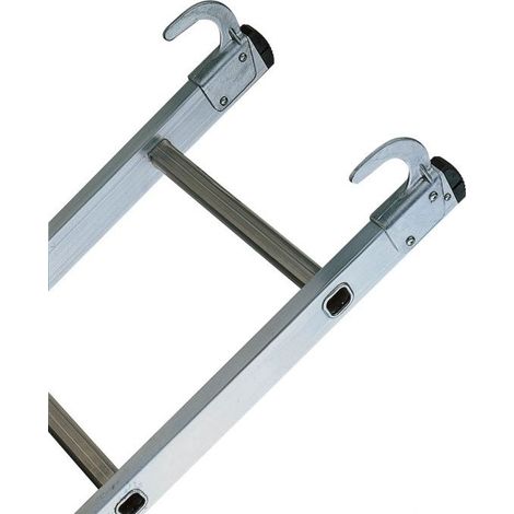 Paire de crochets Centaure D50mm – Fixation sécurisée pour échelles simples – Fonte aluminium durable – Installation rapide et facile