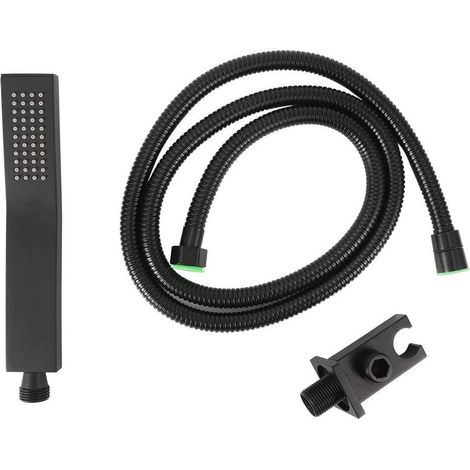 Ensemble de douchette à main avec pommeau de douche rehausseur G1/2 pouce (1/5)