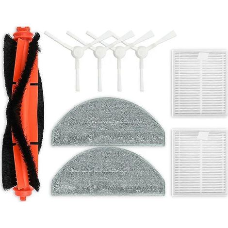 Pour aspirateur S20 E12 E10 B112 aspirateur robot brosse principale et latérale lingette de lavage filtre HEPA pièces de rechange (1/5)
