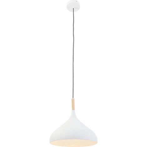 Sienna Bjorr Dome Pendel-Deckenleuchten Weiß Matt, Holz Klar (1/5)